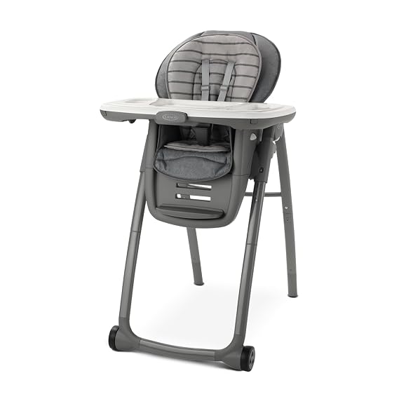 Graco Table2Table Premier Fold 7 in 1 Convertible High Chair | Converts to Dining Booster Seat Kids Table and More Maison