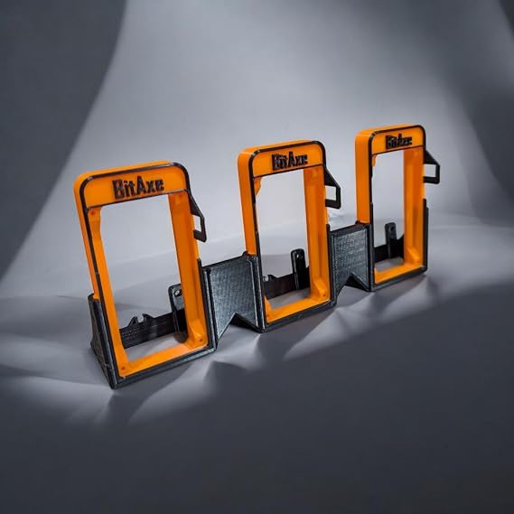 Triple Bitaxe Stand - Case and Stand for Fully Open Source Bitcoin Miner Bitaxe (Fits Bitaxe Gamma 601)