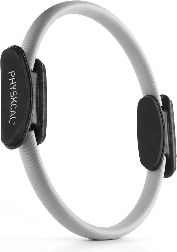 PhysKcal Pilates Ring, 15-Inch Magic Circle with Thick Padded Handle