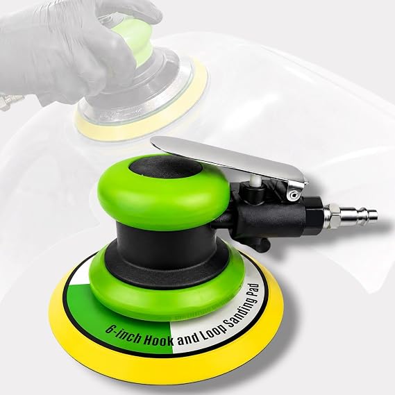 6" Automotive Dual Action Orbital Sander for Custom Painting & Auto Body