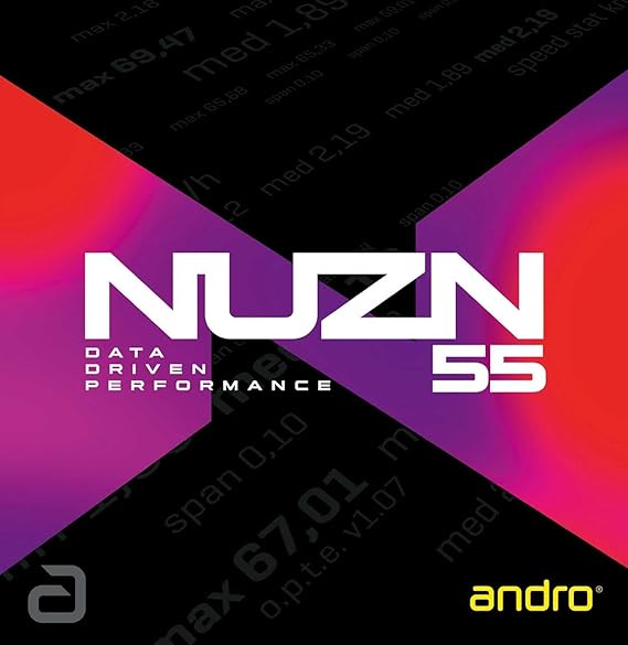 andro NUZN 55 New Zone 55 110021102 Table Tennis Rubber Tension Type Soft Rubber Back Spin Speed