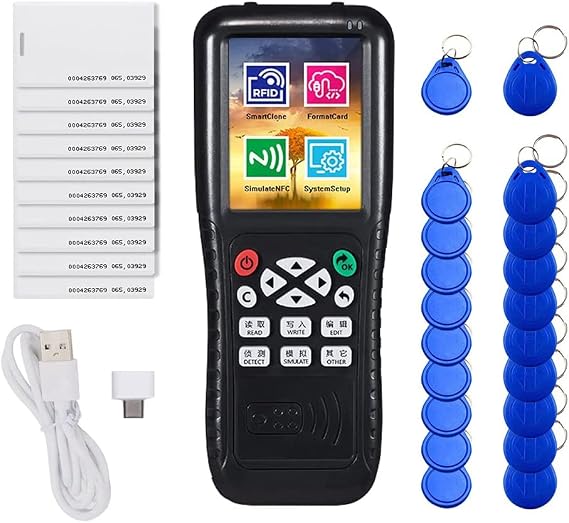 NFC RFID Card Copier Reader Writer, NFC Smart Card Reader Writer RFID Copier, English Version ICopy X100 NFC ID IC Reader