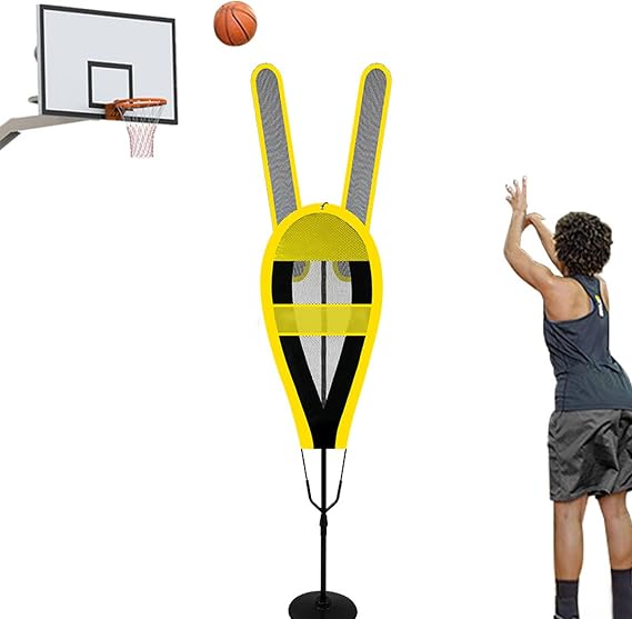 LXLZYXSF Basketball Defender Dummy Mannequin for Shooting, Moveable Hands & Height Adjustable, Portable Dribbling Training Equipment, Gift for Grandkids