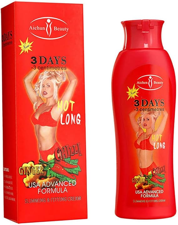 AICHUN BEAUTY Hot Chilli & Ginger Slimming Cream Losing Weight Dissolving Fat Fast by Aichun Beauty 200ml