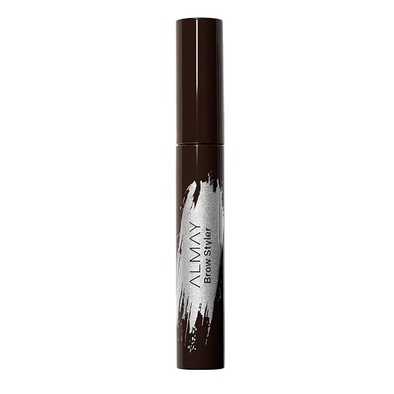 Almay Brow Styler Eyebrow Gel, Dark Brown, 1 Count | Flake-free brow gel softly shapes and fills in arches. Soft, lightweight, and natural feel. Hypoallergenic.