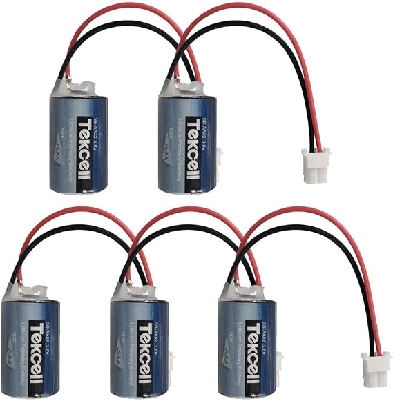 5pcs Batteries for Tekcell SB-AA02 3.6V 1/2AA Lithium Battery LS14250 with Plug