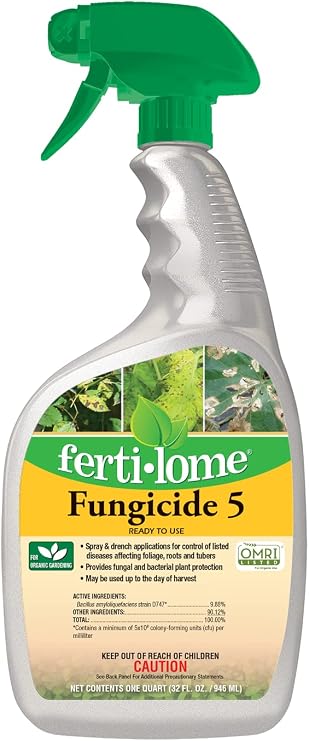 Fertilome (16116) Fungicide 5 Ready to Use, Plant Disease and Ba, 32 oz