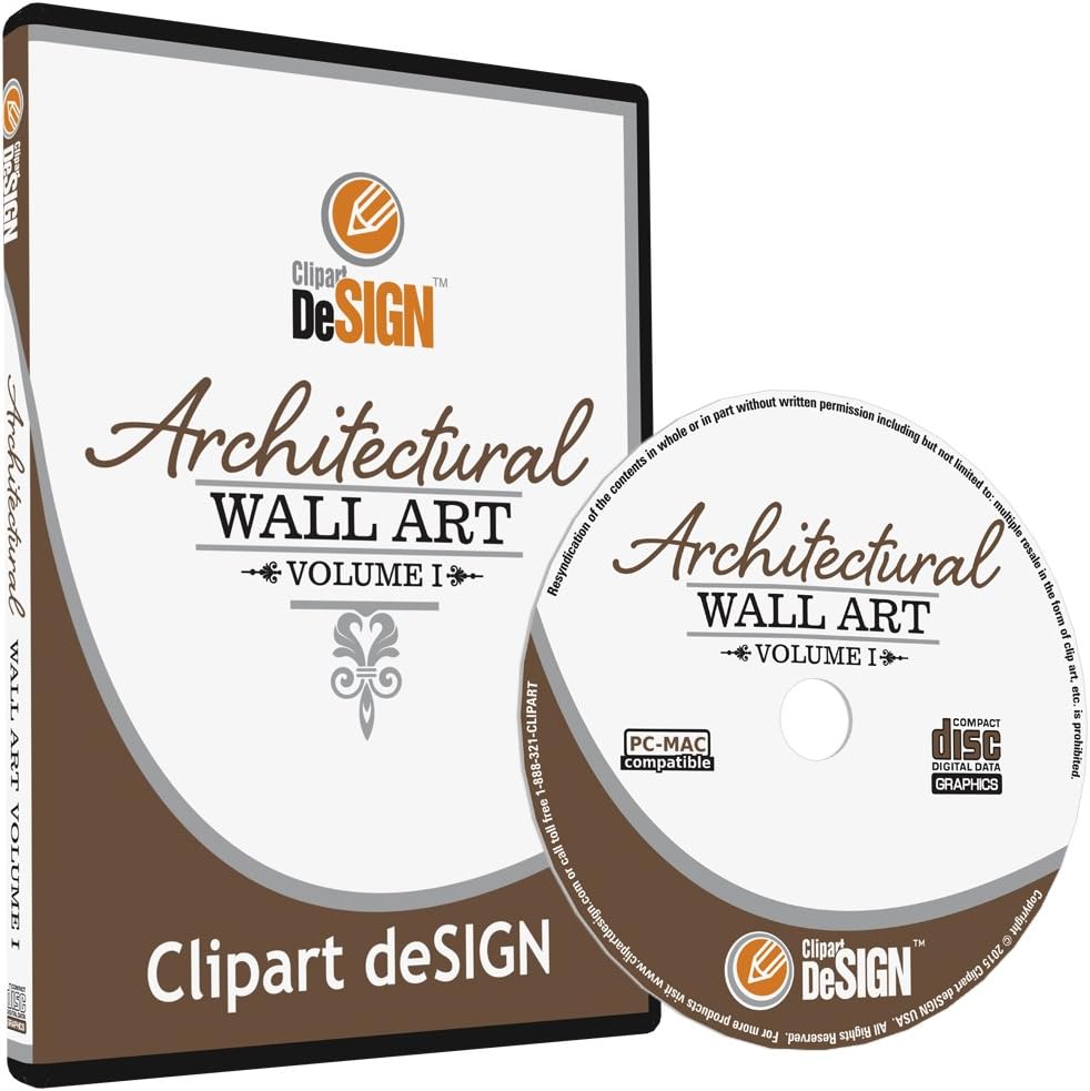 Wall Art Decal-Sticker Clipart-Vinyl Cutter Plotter Images-Vector Clip Art Graphics CD