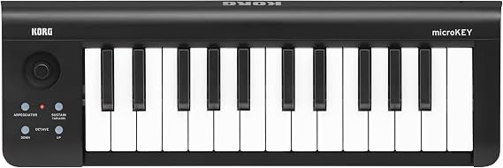 KORG MICROKEY-25 MIDI Keyboard, Microkey, DTM, 25 Keys, Controller, USB, Pass Power, Plug-in Included