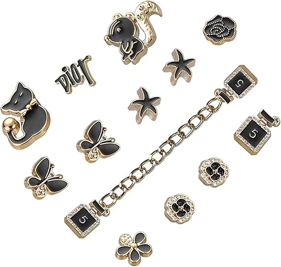 Bling Shoe Charms for Women DIY Shoe Decoration Charms for Women's Party Favor