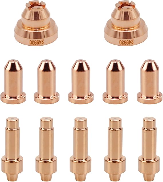 5pcs 249926 Electrode 5pcs 249928 Nozzle 2pcs 249930 Drag Shield | Plasma Cutting Torch Consumables 5pcs 770791 5pcs 770797 2pcs 770799 Fit Miller XT30 XT40 12pcs