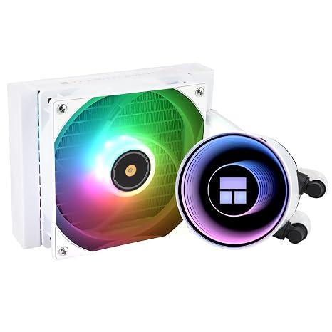 Thermalright Frozen Notte 120 ARGB White CPU Water Cooler, CPU Water Cooling System, ARGB Cold Head,Suitable for AMD:AM4/AM5,Intel LGA 1700/1851/1150/1151/1200