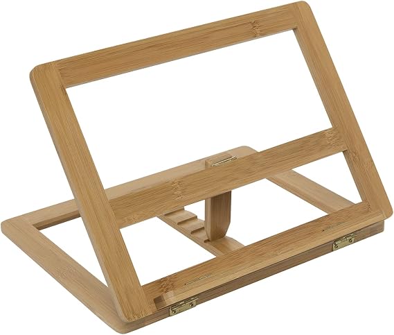 Creative Mark Tao Bamboo Painting Desk Easel and Drawing Stand - Durable Design with Adjustable Angles Lightweight Art Easel for Drawing and Painting - Natural Finish- Ideal for Artist