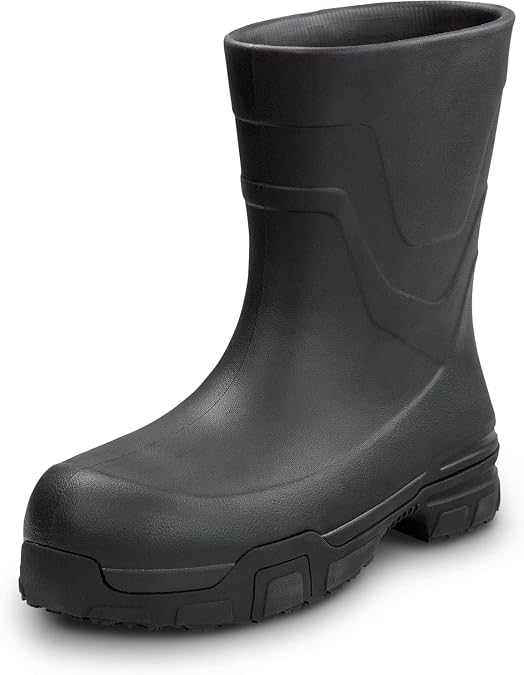 SR Max, Unisex 10 Black Summit MaxTRAX Composite Toe WP EVA Boot