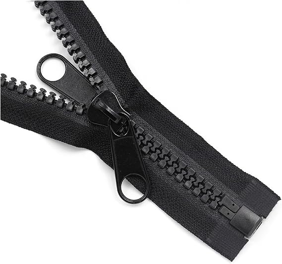 Zippers,Two Way Zip,zip for jacket,heavy duty zip,Two Way Zip Zippers Open-end Single Double Sided Slider Zipper for Sleeping Bags Tent Zip Sewing Accessories Heavyweight (Color : DoubleSided, Size :