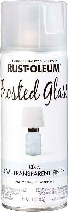 Rust-Oleum 342600 Frosted Glass Spray Paint, 11 oz, Frosted Glass