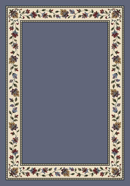 Milliken Signature Symphony Solid Lapis Solid Rug Rug Size: 2'1" x 7'8"