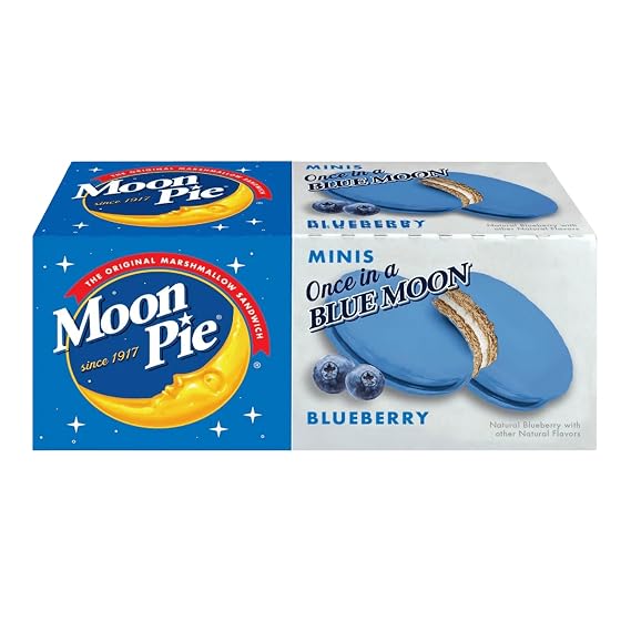 MoonPie Mini's Blueberry Flavored Mini Marshmallow Snack Pies - 6 Count