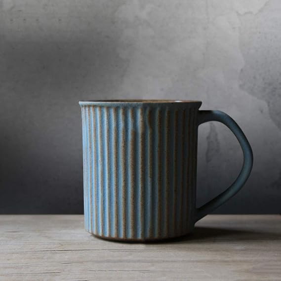 Ceramic Coffee Mug Teacup Stoneware Coffee Cup Set Personality Coffee Cup Couple Cup Coffee Cup Afternoon Tea Cup (H) (G)