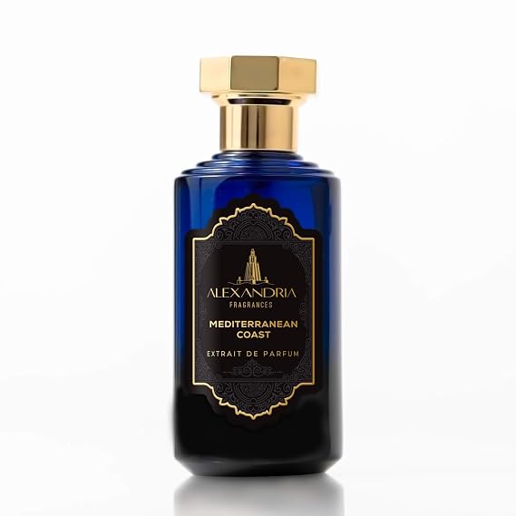 Alexandria Fragrances Mediterranean Coast Perfume for Men-Long Lasting Spicy & Floral Notes Fragrances-Elegant Mediterranean Coast Men Cologne for