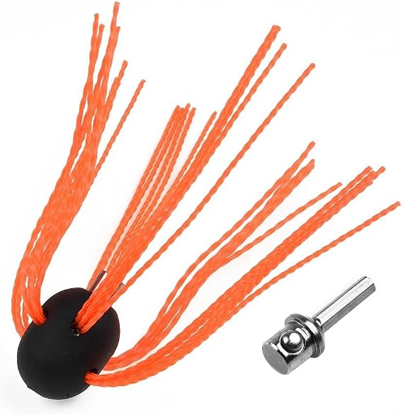 Flexible Chimney Power Sweeping Brush Head and Sweep Rods Cleaning Rotary Sweep DIY Set Heavy Duty Aluminum Chimney Power Sweeping Brush for DIYers