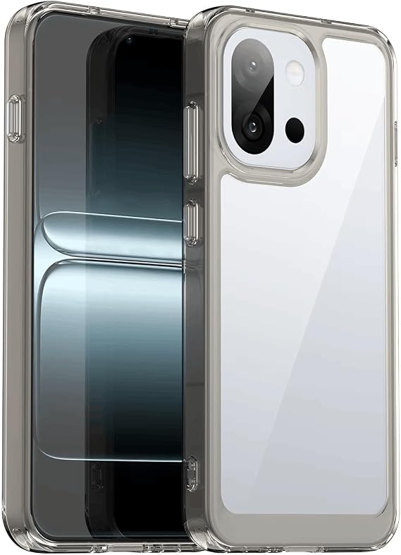 Microcase OnePlus 13T Shield Serisi Darbeye Dayanıklı Yarı Esnek Plastik Tpu Kılıf - AL8100 (Siyah)