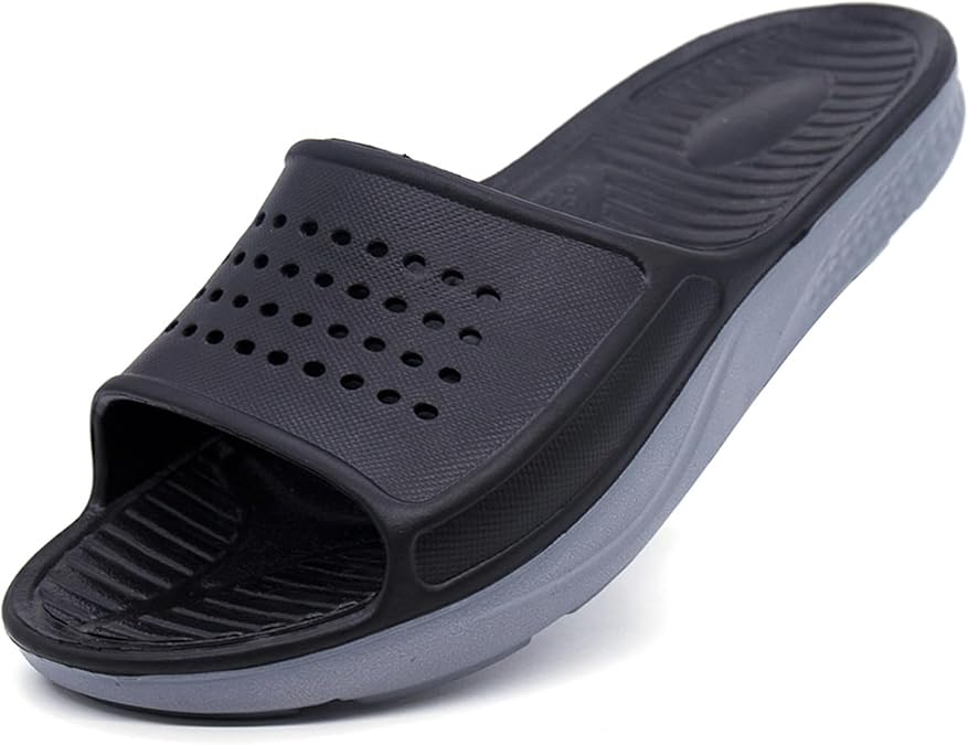 Asifn Slippers for Men and Women With Drainage Holes Non Slip Bath Slippers Gym House pool Dorm Shose Quick Drying Shower