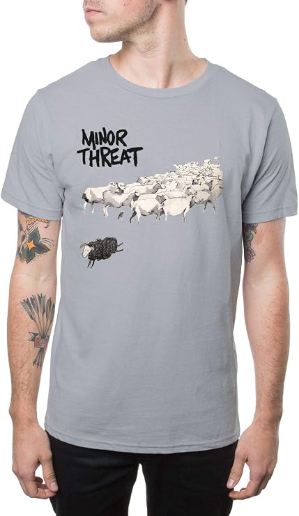 Minor Threat Out of Step Men's Gray T-Shirt