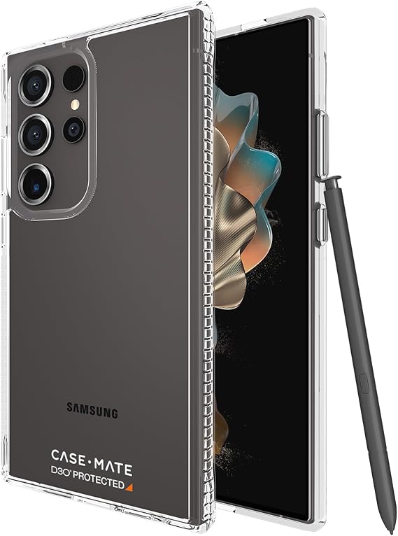 Case-Mate Tough Samsung Galaxy S24 Ultra Case - Rugged Phone Case - Clear