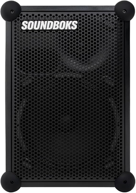 SOUNDBOKS Mix – Tragbarer Bluetooth-Lautsprecher – Robust & Wetterfest (IP65) – USB-C Akku – Extrem Laut – 121dB – Indoor & Outdoor Speaker – 40 Stunden Laufzeit – (Schwarz)