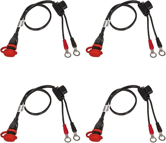 Optimate cable O-11x4, ring terminal harness, auto/marine