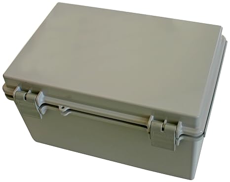 BUD Industries NBF-32202 Plastic Indoor NEMA ABS Poly Bend, 5.12" L x 3.92" W x 2.78" D, Gray