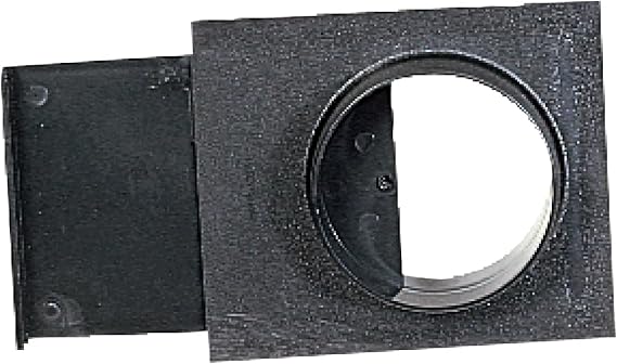 Woodriver Dust Connection 4" Abs Basic Blast Gate Fitting For Dust Collection System