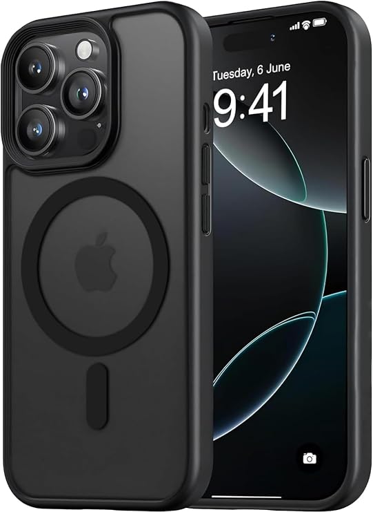 Compatible Fusion Mat Series Quality Original Version Case Metal Keypad and Ultra Strong Real Magnets Stylish Design Case (Black, 12-12 Pro) with Magsafe for Minesk iPhone 12 and 12 Pro