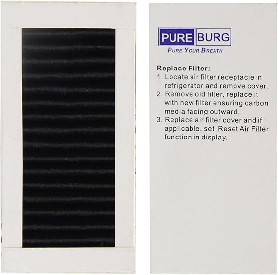 PUREBURG PAULTRA2 Replacement Refrigerator Filter Compatible with Frigidaire Pure Air Ultra II & Electrolux 242047805, 5303918847, EAP12364179, Pack of 12