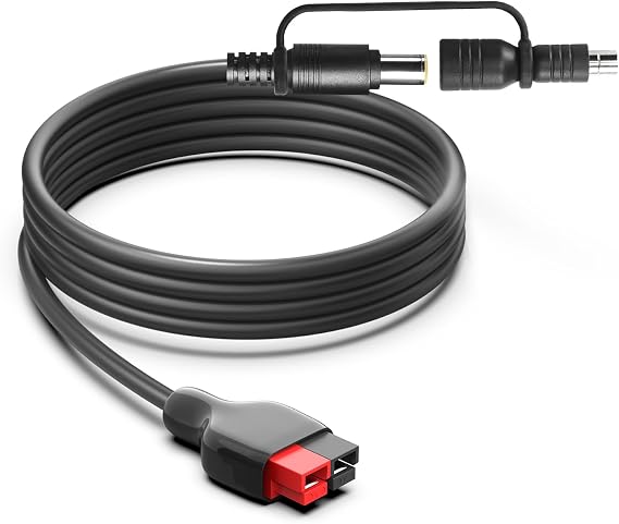 10Ft Jackery Extension Cable 14AWG Anderson to DC 8mm Extension Cord,Fit SolarSaga 100 Prime/100X/85/500 X Solar Panel to Jackery/Anker/BLUETTI/EBL/GRECEL/Westinghouse Power Station and More