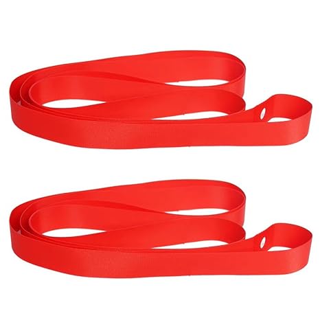 2Pcs 700C Bicycle Rim Strip Rim Tape, High-Pressure & Puncture Resistant Inner Tube Protection Pad, Elastic PVC Bike Wheel Liner Tire Liners for Mountain & Road Bikes