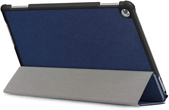 Kepuch Custer Case for Huawei MediaPad M5 Lite 10,Ultra-Thin PU-Leather Hard Shell Cover for Huawei MediaPad M5 Lite 10 - Blue