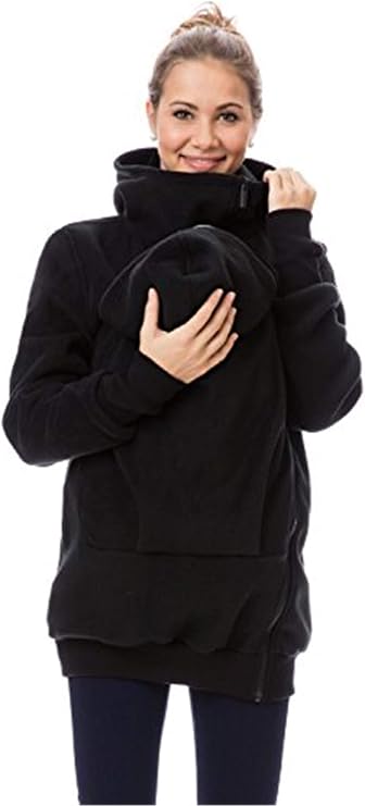NeuFashion Exclusive REAL Baby Wearing Carrier Hoodie Jacket Coat