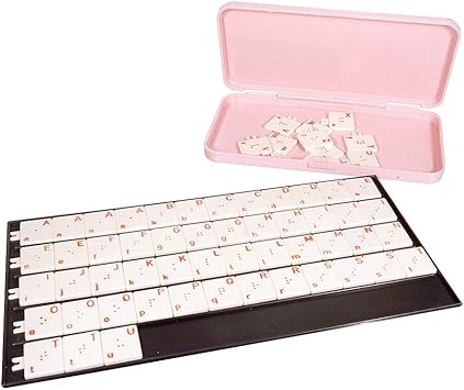 Word Building Educational Kit- Braille and Tactile Alphabet
