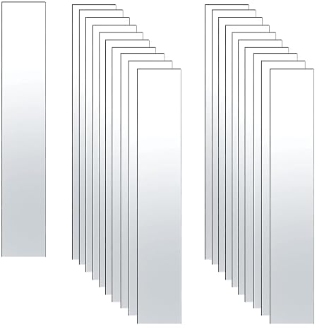 16 Pcs Zinc Pure 99.95% Zinc Anode Kit | 0.04"x1"x6" Zinc Anode Sheet Metal Bar Zinc Strip for DIY Plating Electroplating Experiment