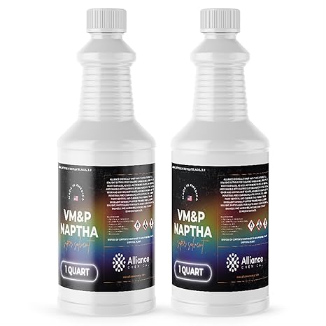 Alliance Chemical VM&P Naphtha - 2 Quart Bottle - Paint Thinner and Varnish Remover Solution