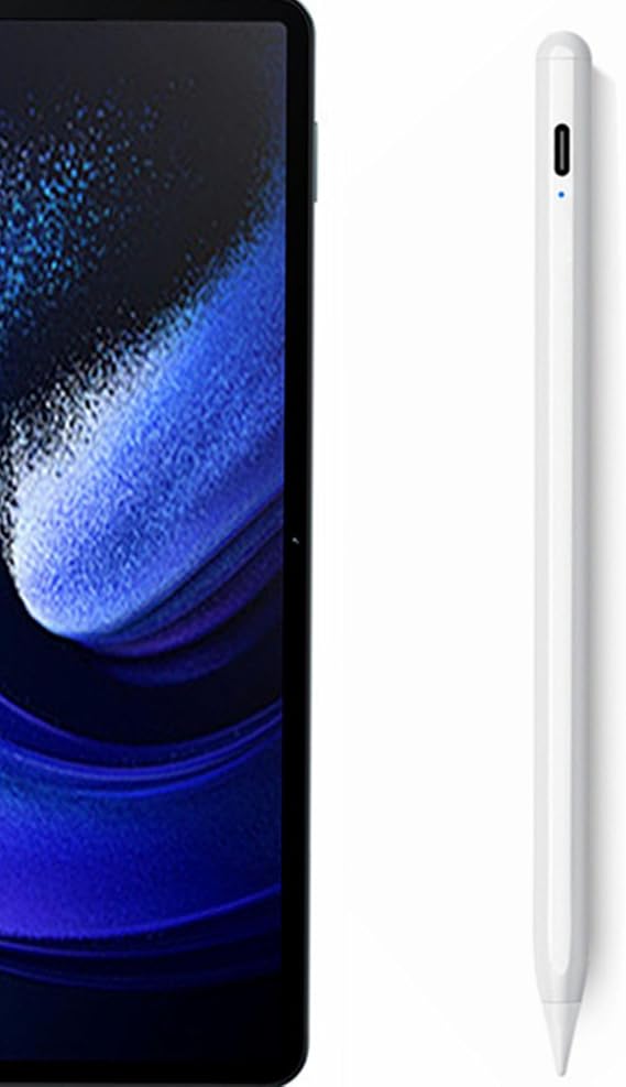 For Xiaomi Pad 6 / 6 Pro / 6 Max, Pad 5 / 5 Pro, Mi Pad 5 6 Pro Max Stylus Pen, Rechargeable, 4096 Levels of Pressure Sensor, Electromagnetic Active Pen, Stylus Pen White