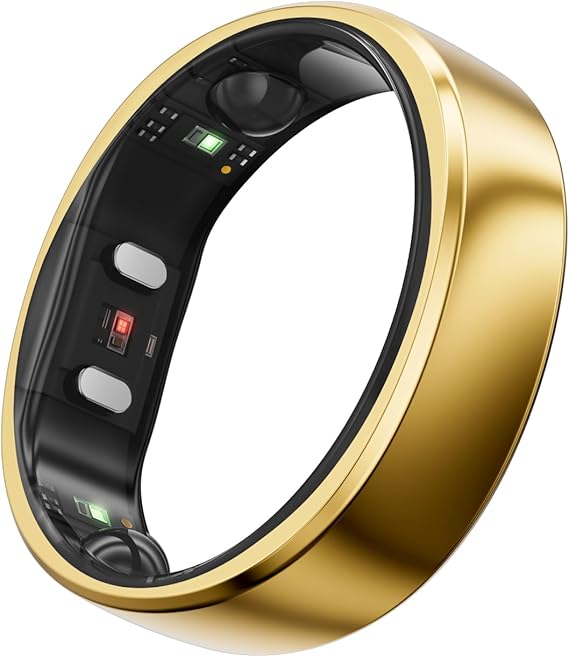 RingConn Gen 2 Smart Ring (Gold, Size 14) Gen 2 Charger
