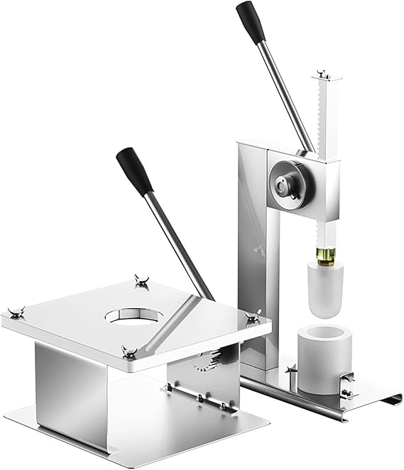 Baozi Maker,Semi-Automatic Bun Making Machine,Stainless Steel Steamed Stuffed Cooking Tool Sets for Home and Commercial,with 3 Pieces of Mold