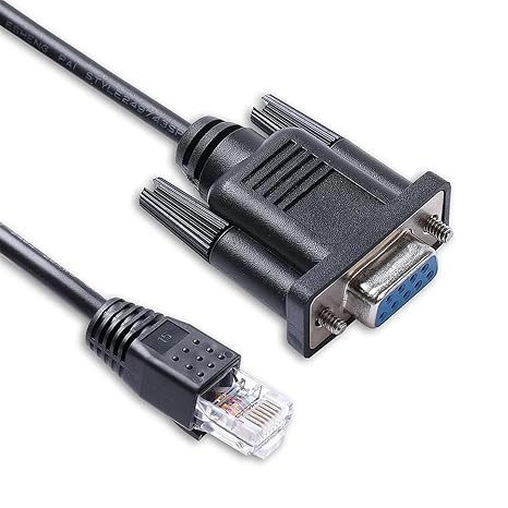 DB9 Female to RJ45 RS232 Serial Adapter - for OEM Replacement Cable for GM Tech 2 Scanner | PC Communication | CE/RoHS Certified (10 ft/3m)