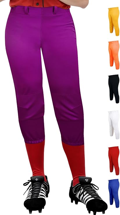 Exxact Sports Girls Softball Pants Knicker/Yoga Style