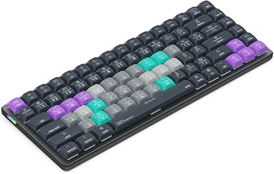 JCPAL Adobe Premiere Pro Keyboard Dash Wireless Shortcut Keyboard for Mac and PC Shortcut Hotkeys, Color-Coded Key Guide, Fully Customizable, Compact Low-Profile Design
