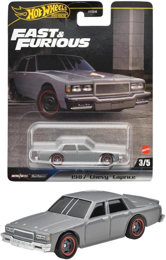 Hot Wheels Fast-Furious Premium Car 1987 CHEVY CAPRICE HNW46-HRT98