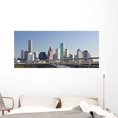 Wallmonkeys Intersection Interstate I-10 and Wall Mural Peel and Stick Graphic 60 in W x 26 in H WM210923